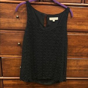 Loft Black Lace Women's Top